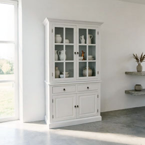 white furniture,white buffet